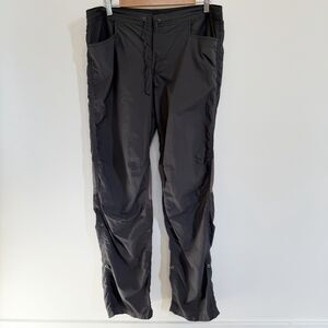 Exofficio Insect Shield Pants Womens 12 Gray Gorpcore Hiking Camping Performance